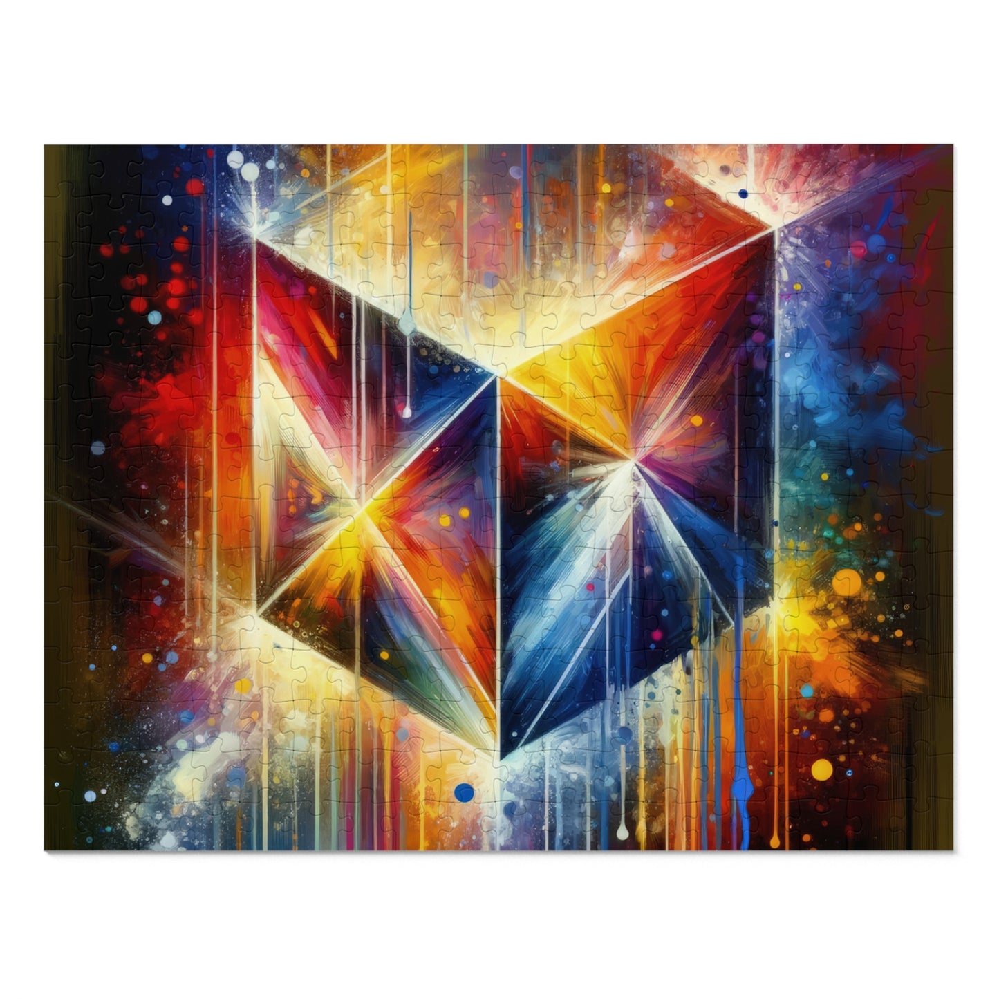 Prismatic Light Spectrum Jigsaw Puzzle (30, 110, 252, 500,1000-Piece)