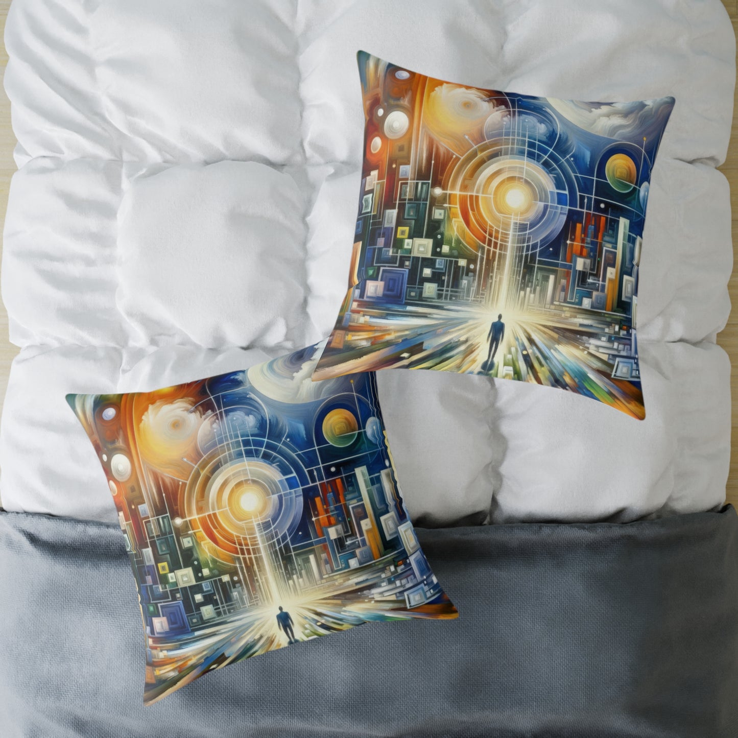 Mindful Megabyte Convergence Spun Polyester Pillow