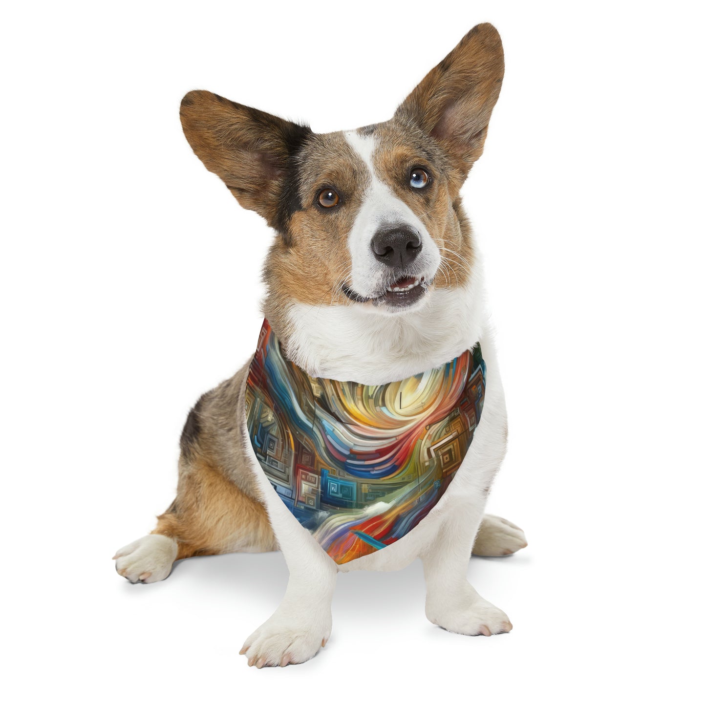 Woven Progress Tapestry Pet Bandana Collar