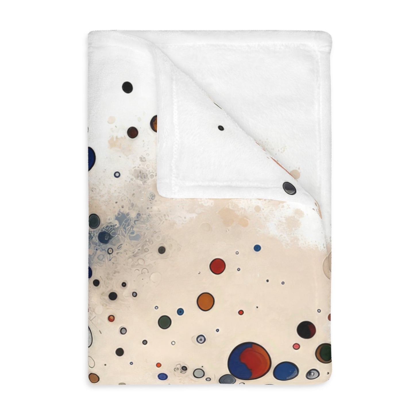 Intentional Unity Splashes Velveteen Microfiber Blanket (Two-sided print)