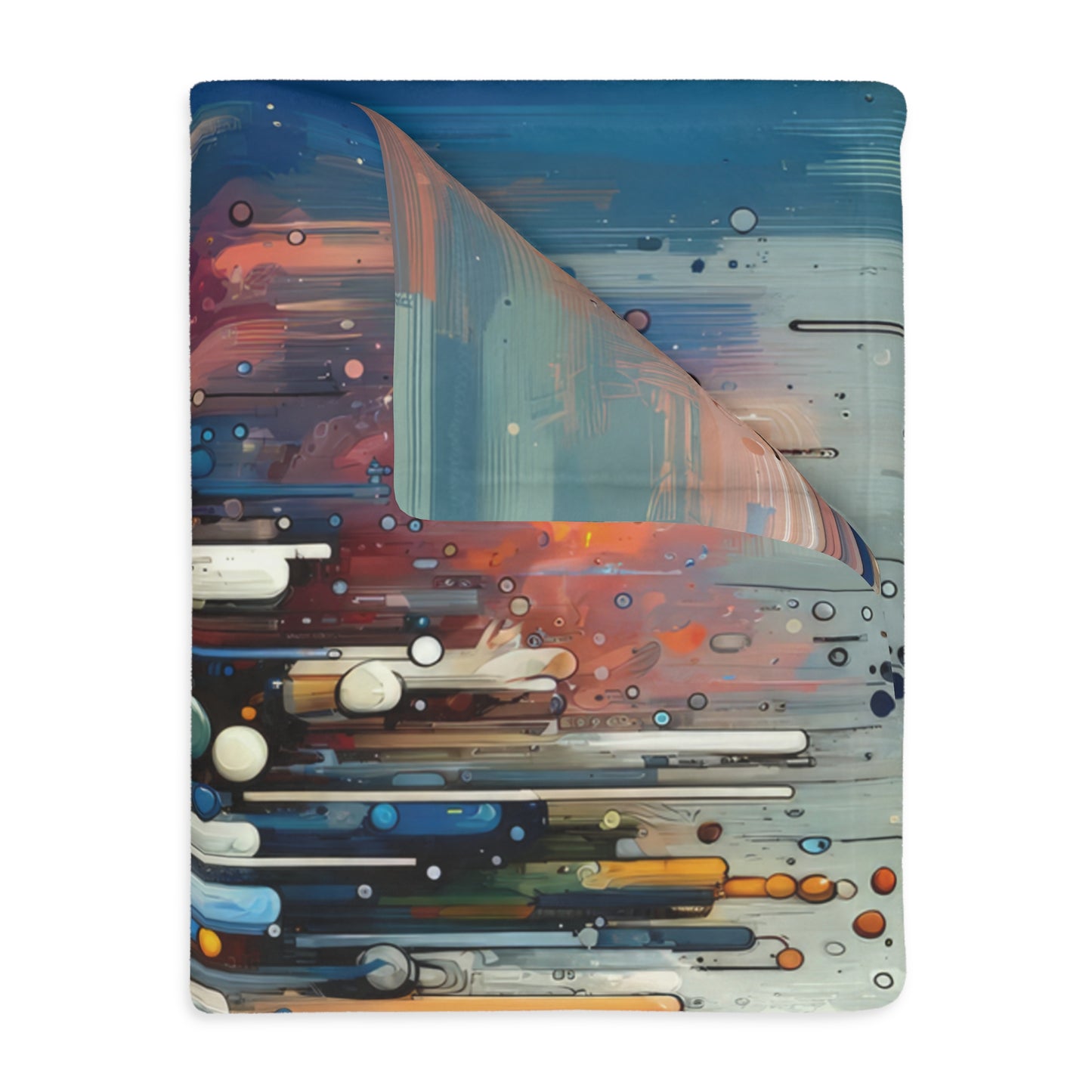 Coherent Change Visualization Velveteen Microfiber Blanket (Two-sided print)