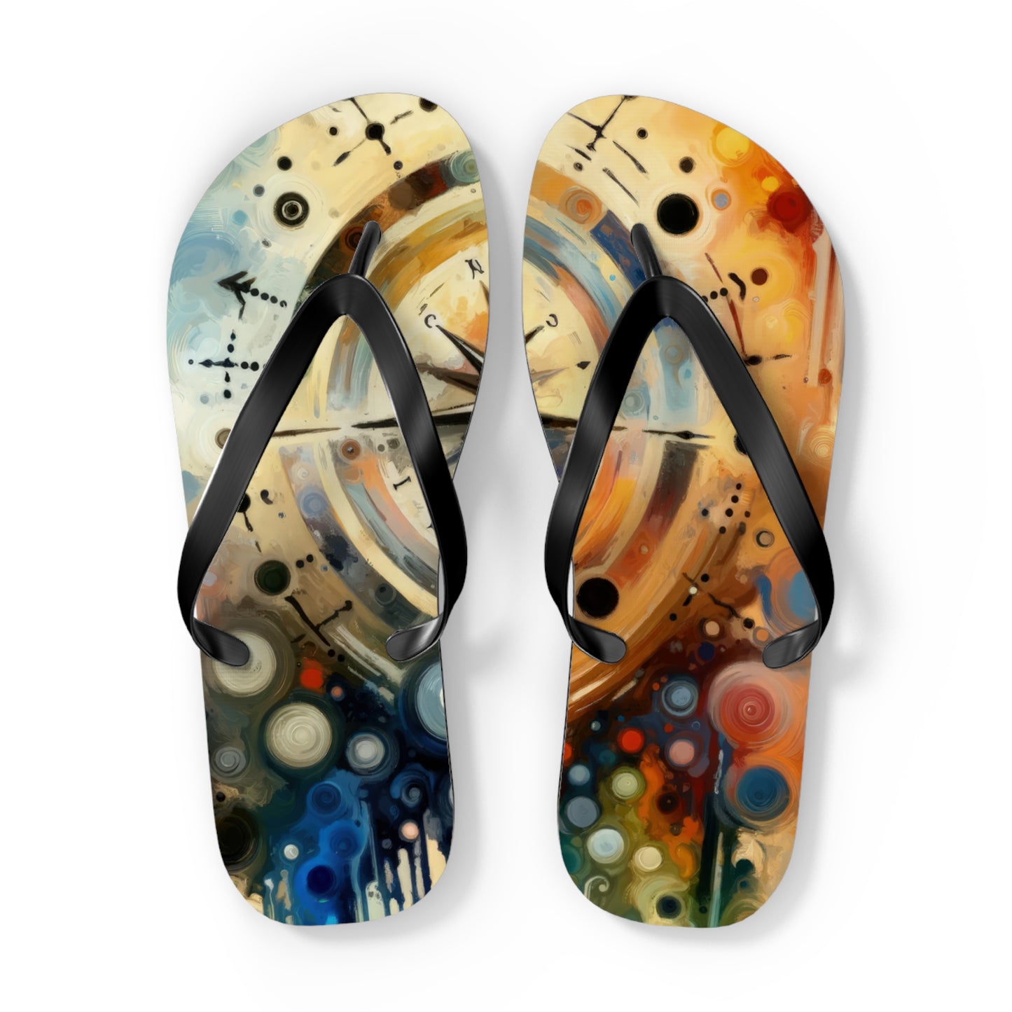 Guidance Abstract Compass Flip Flops