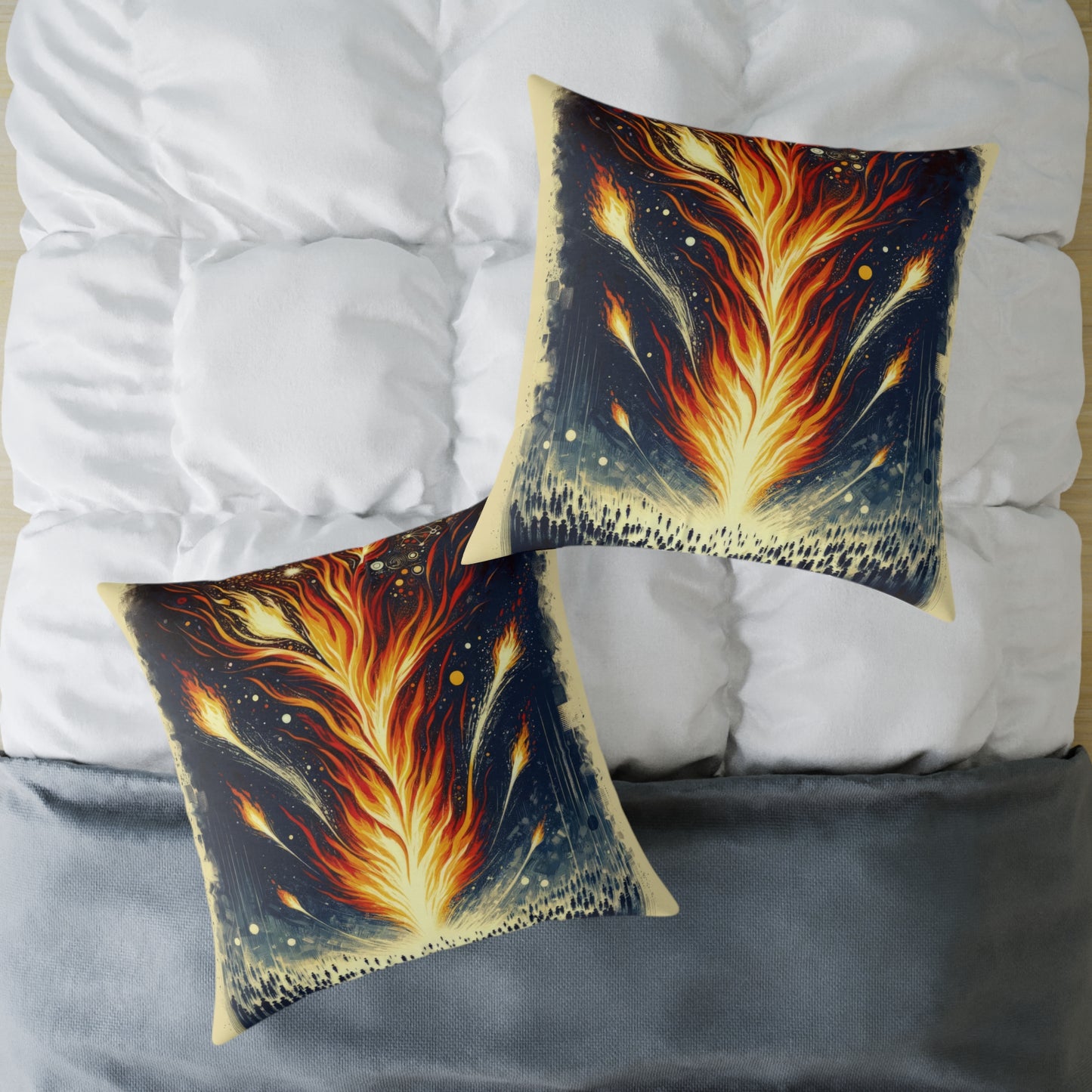 Ignition Change Catalyst Spun Polyester Pillow