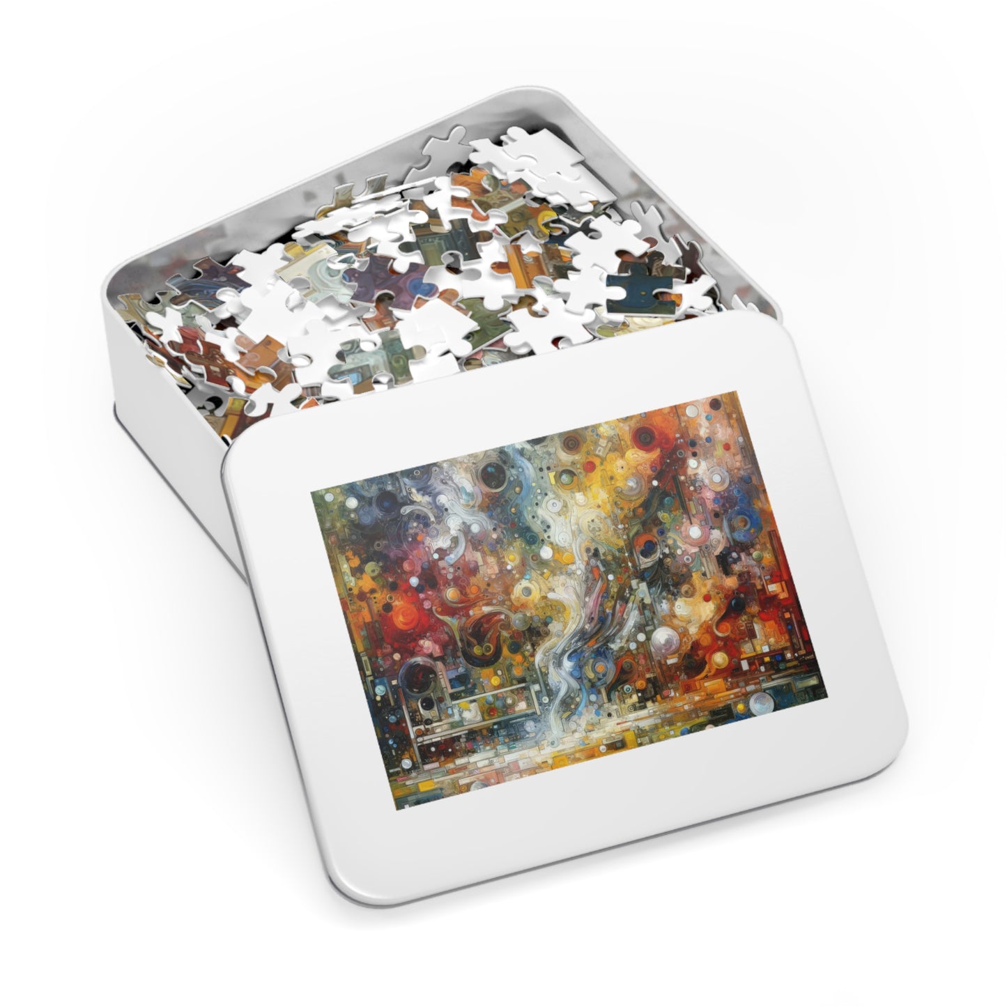 Perception Mosaic Abstract Jigsaw Puzzle (30, 110, 252, 500,1000-Piece)