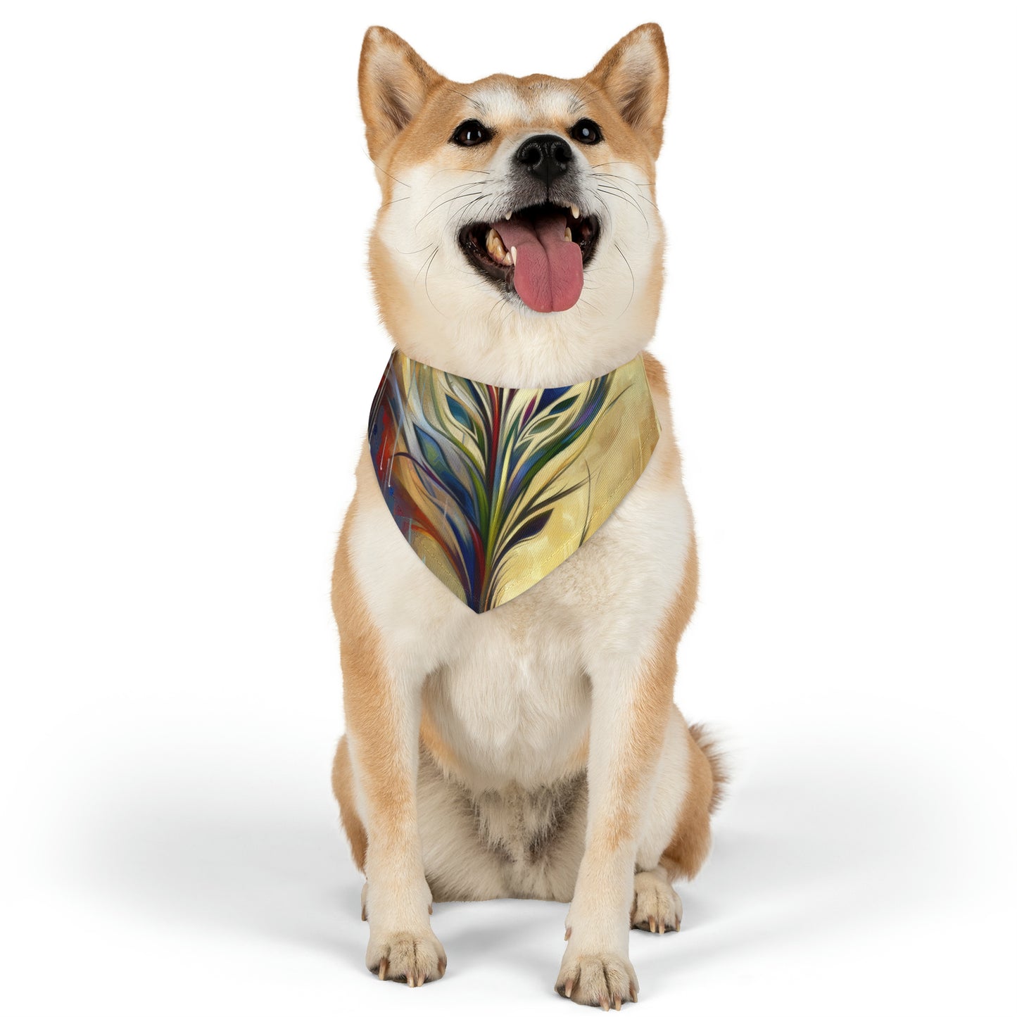 Pruning Distraction Tachism Pet Bandana Collar