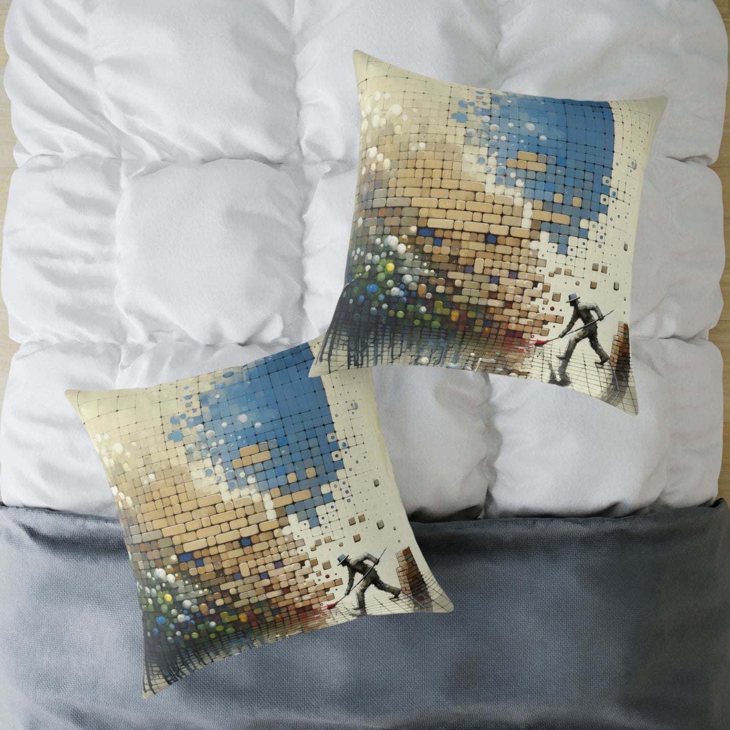 Change Tachism Everyday Spun Polyester Pillow