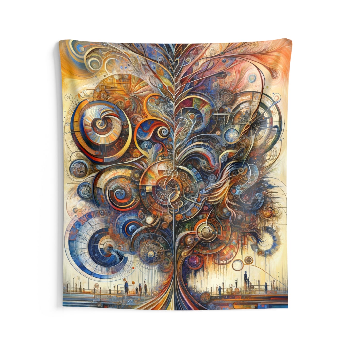 Ethos Web Abstract Indoor Wall Tapestries