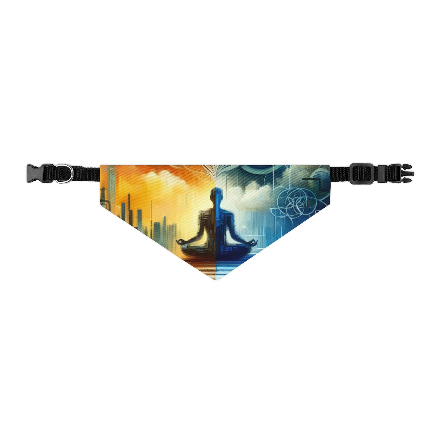 Digital Spiritual Journey Pet Bandana Collar