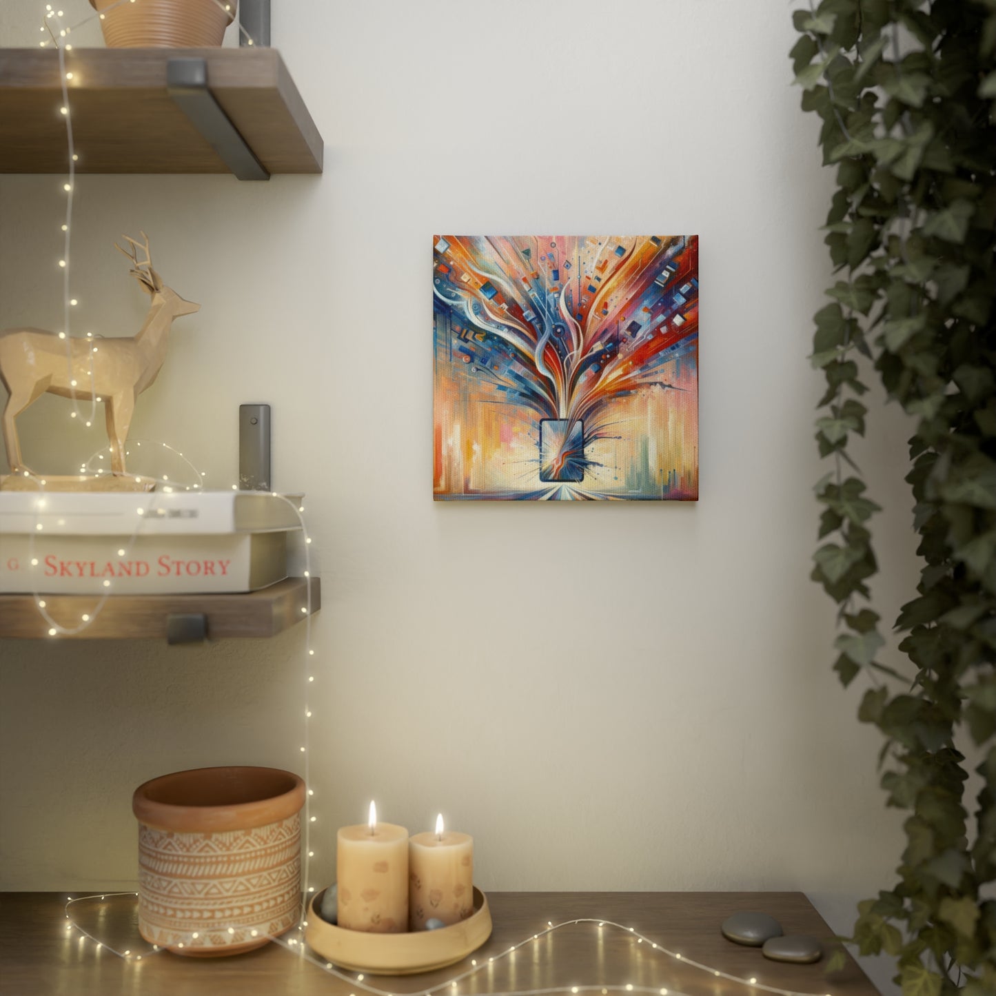 Empowerment Through Technology Canvas Photo Tile