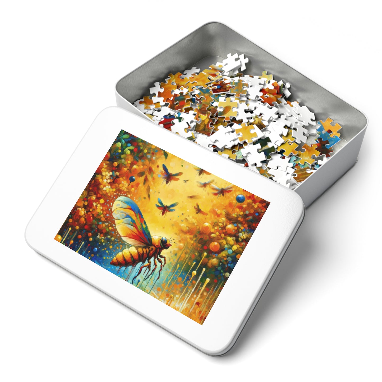 Seasonal Cicada Vibrance Jigsaw Puzzle (30, 110, 252, 500,1000-Piece)