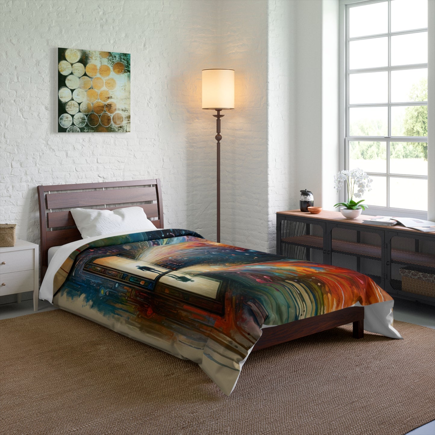 Mirror Wholeness Tachism Comforter