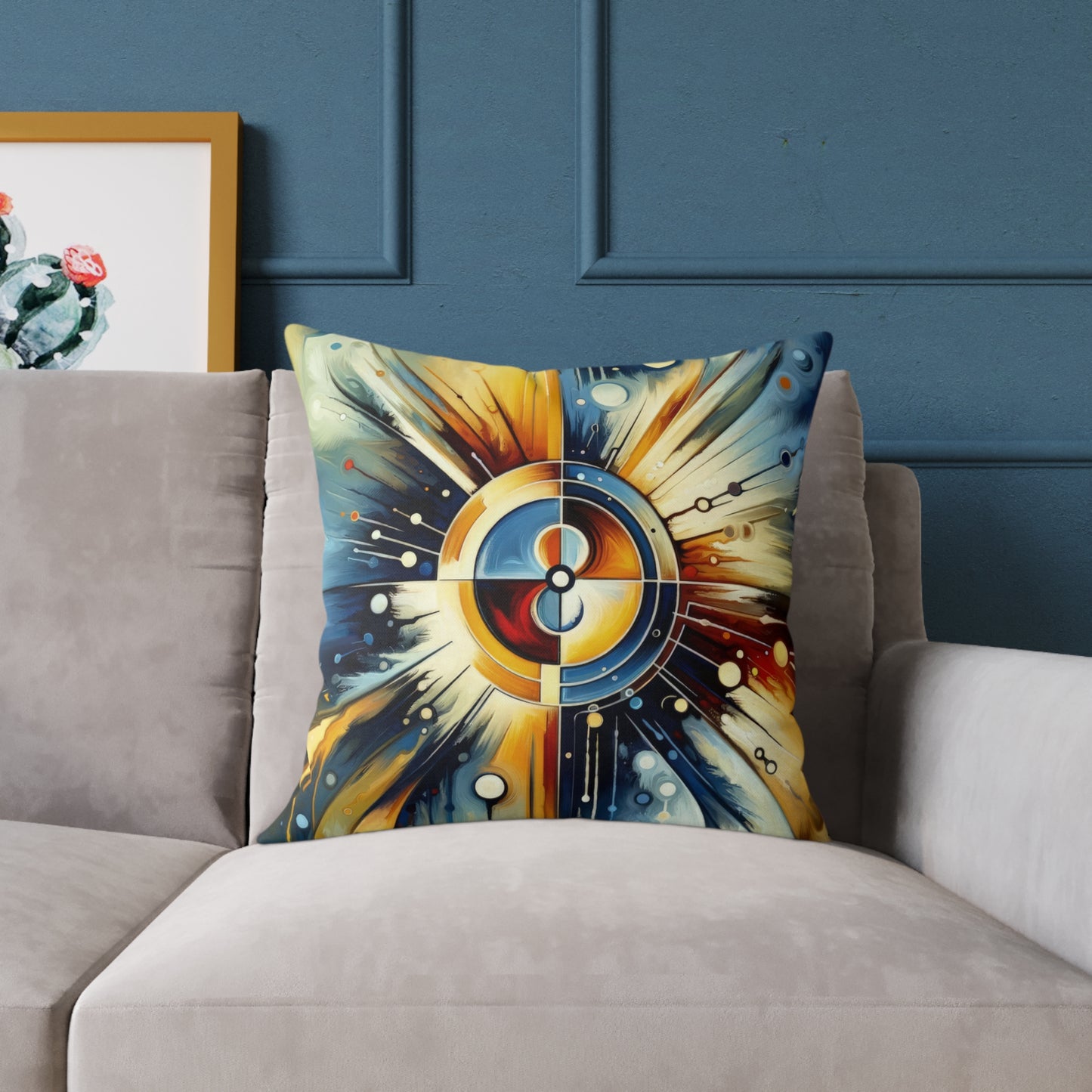 Compassionate Ethical Guidance Spun Polyester Pillow