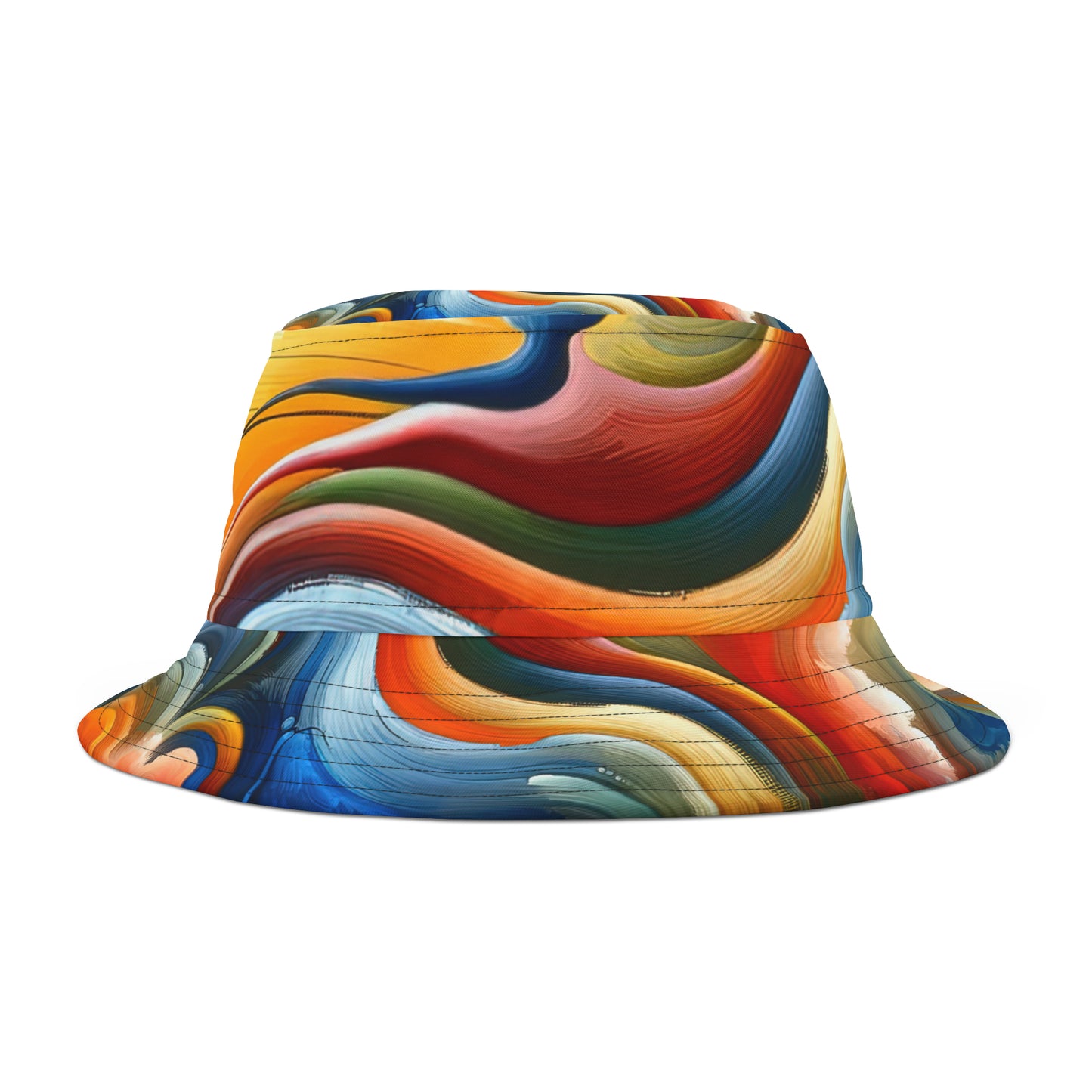 Empathetic Lifeline Abstract Bucket Hat (AOP)