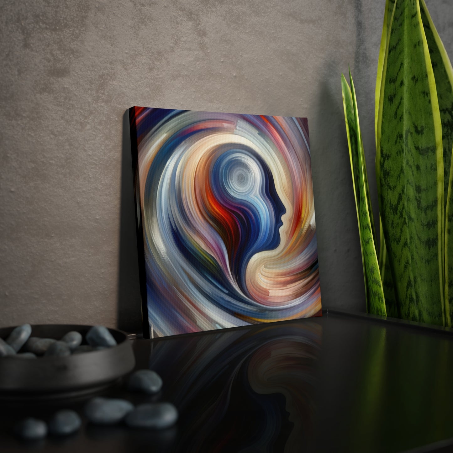 Harmonious Mindset Abstract Canvas Photo Tile