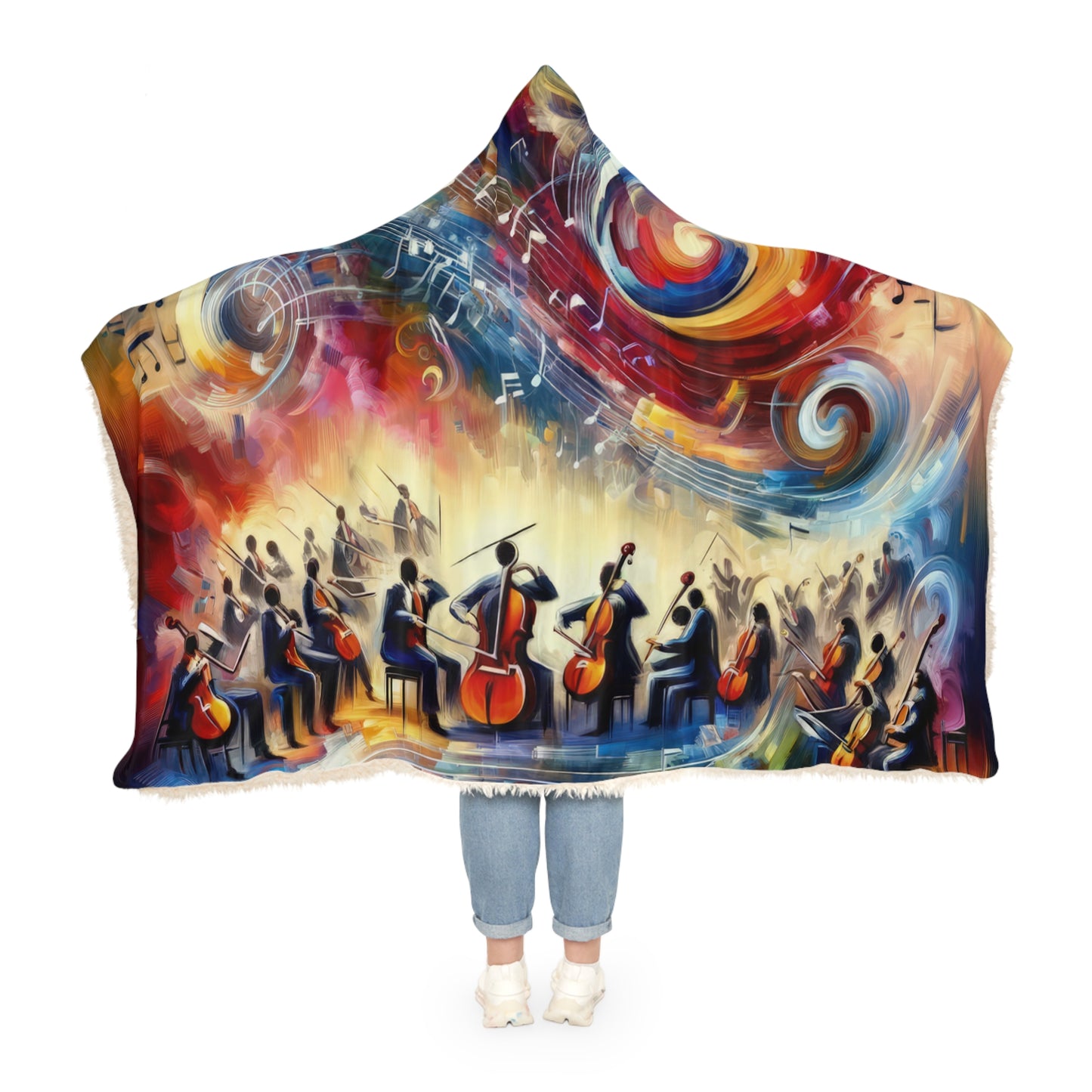 Vibrant Maestro Symphony Snuggle Blanket