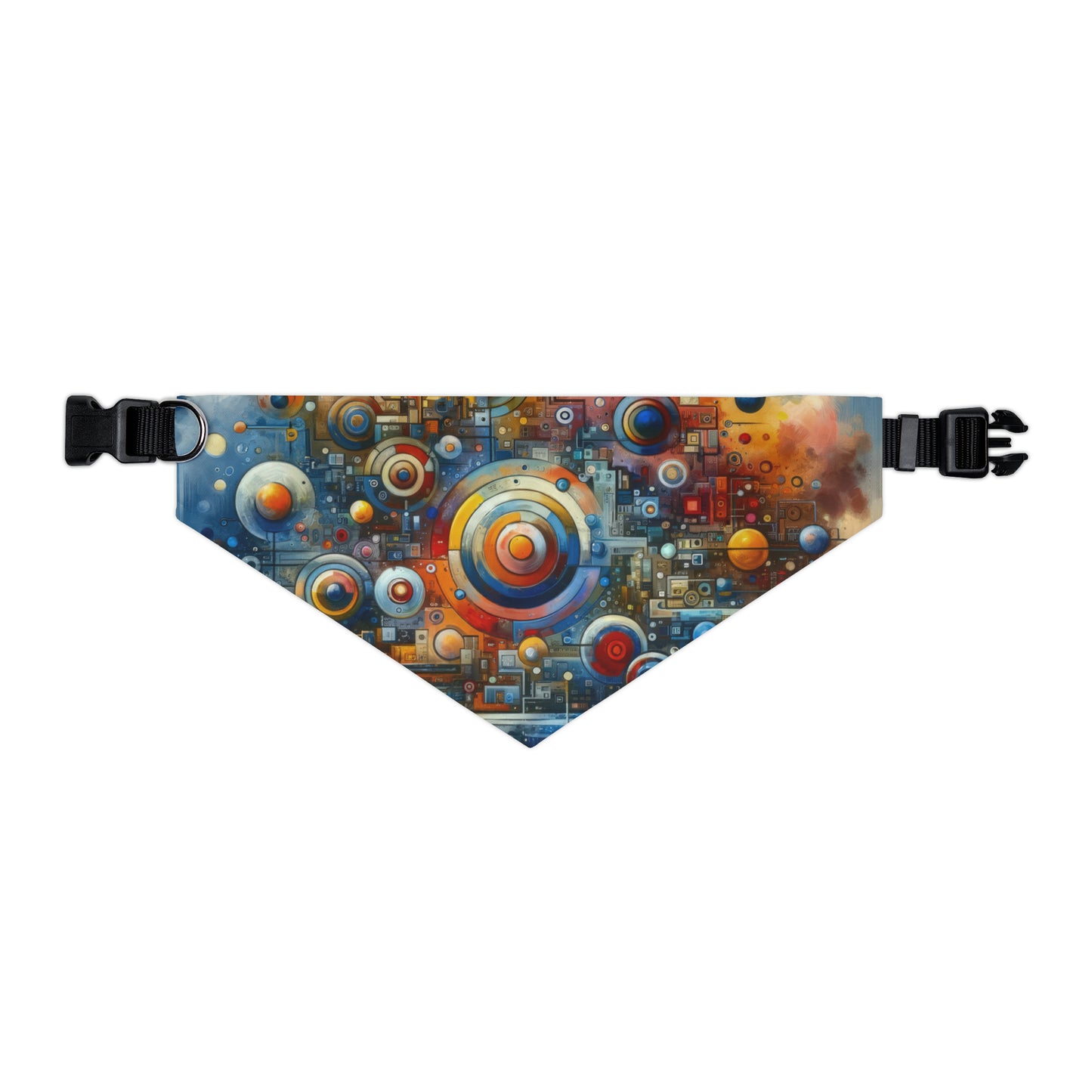 Connected Virtuality Canvas Pet Bandana Collar