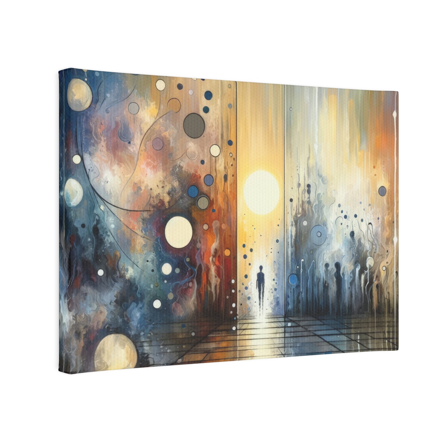 Stillness Transition Abstract Canvas Photo Tile