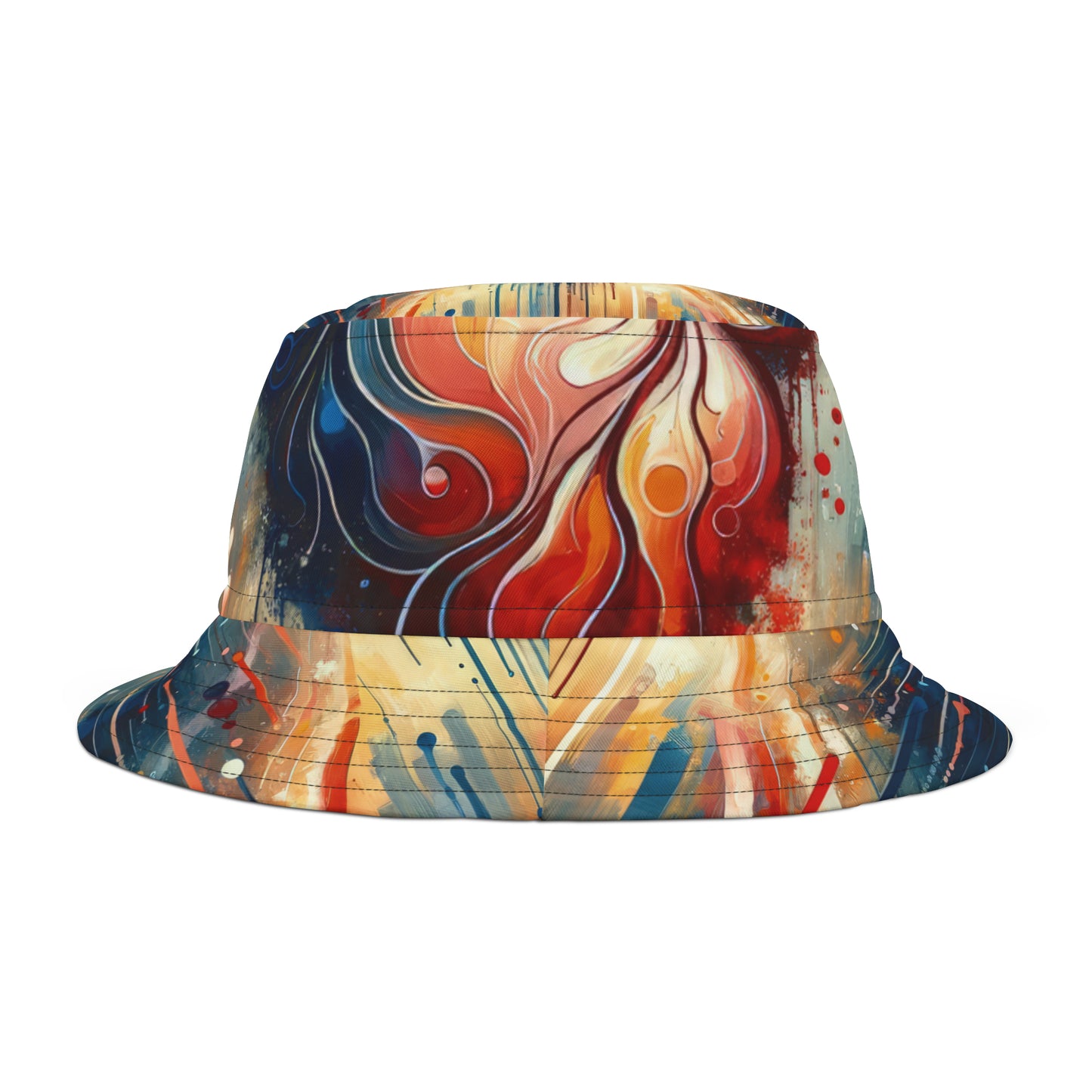 Rhythmic Heart Harmony Bucket Hat (AOP)