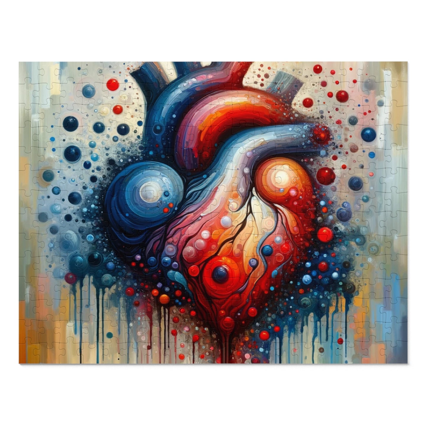 Empathetic Heart Expression Jigsaw Puzzle (30, 110, 252, 500,1000-Piece)