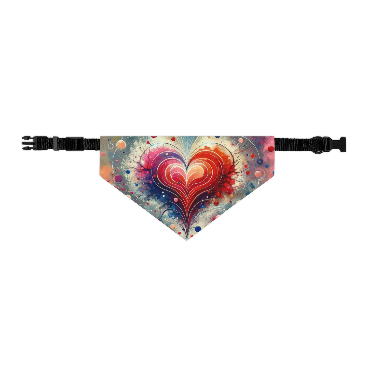 Emotional Physics Heart Pet Bandana Collar