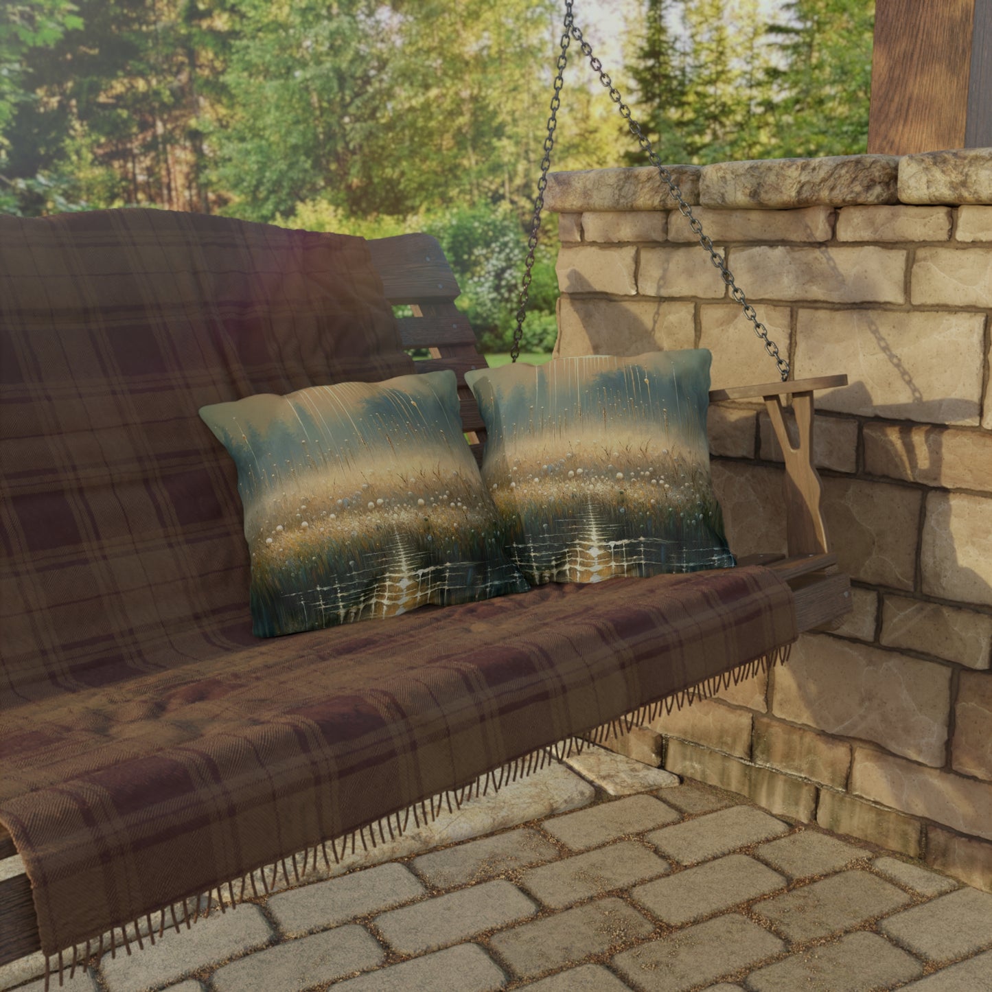 Observant Delicacy Heart Outdoor Pillows