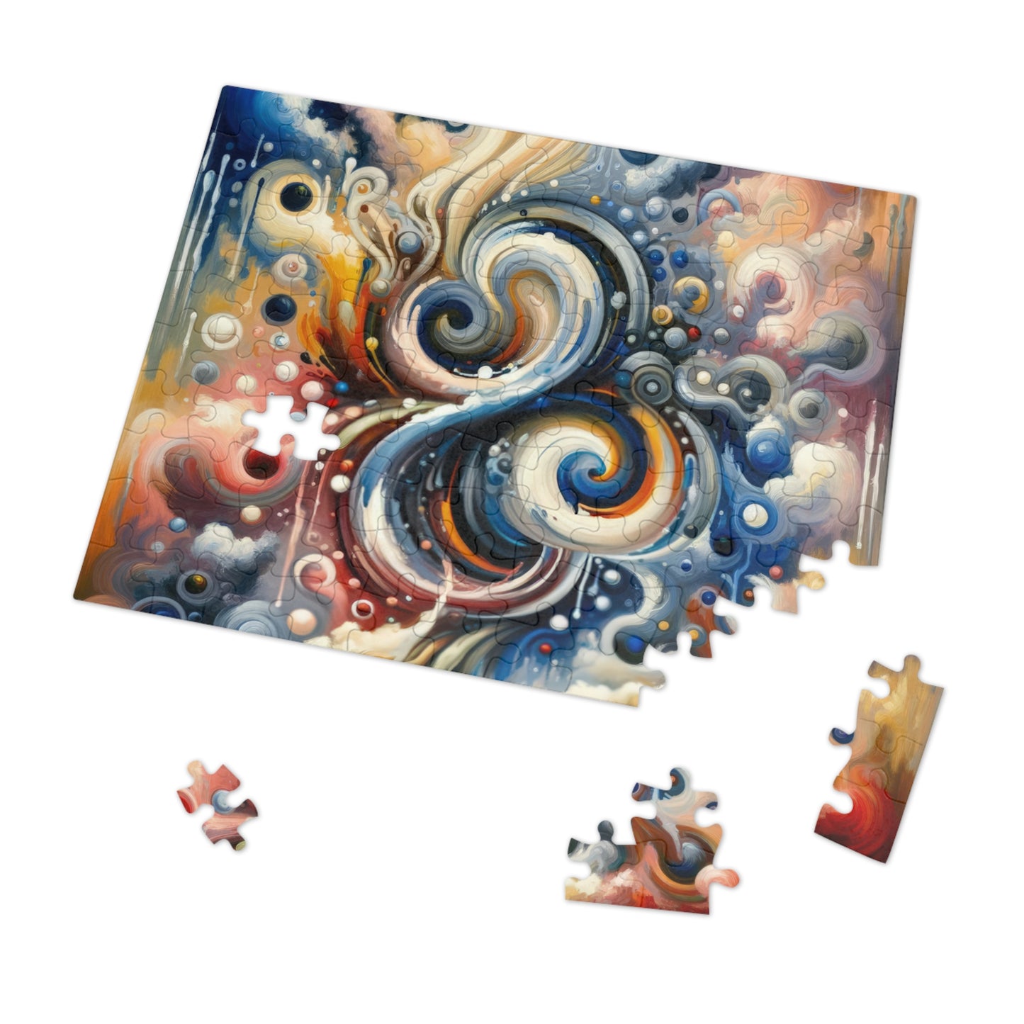 Paradoxical Embrace Tachism Jigsaw Puzzle (30, 110, 252, 500,1000-Piece)