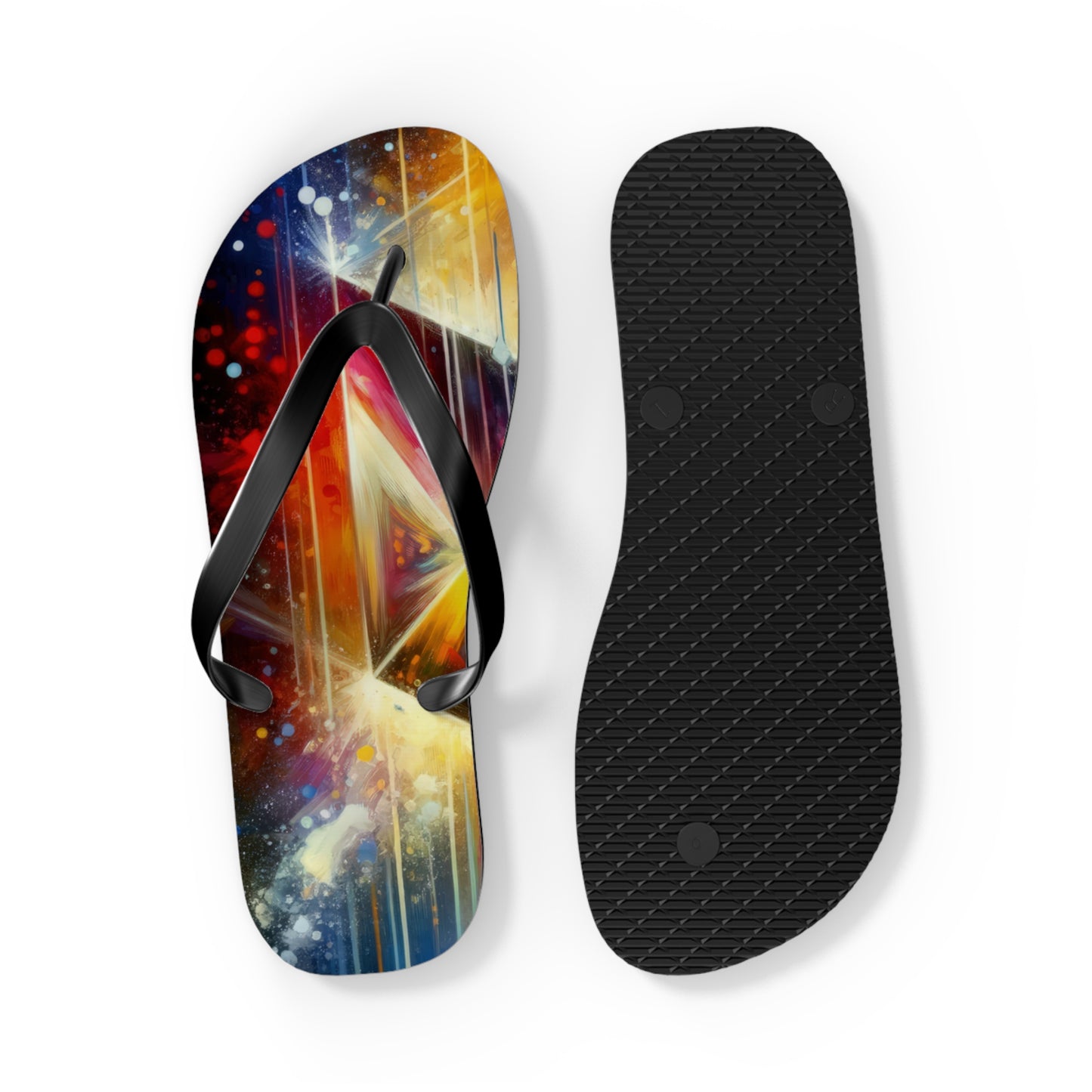 Prismatic Light Spectrum Flip Flops