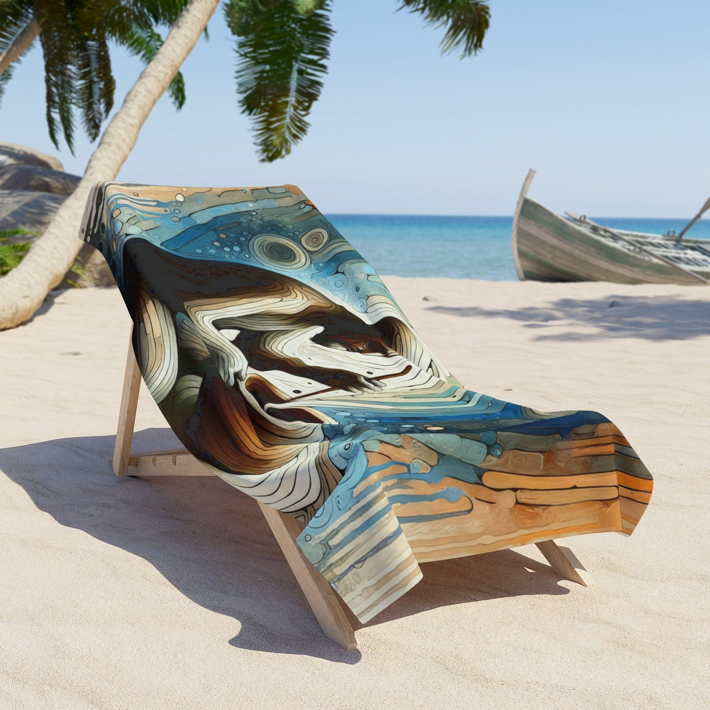 Crafting Semantic Pottery Beach Towel