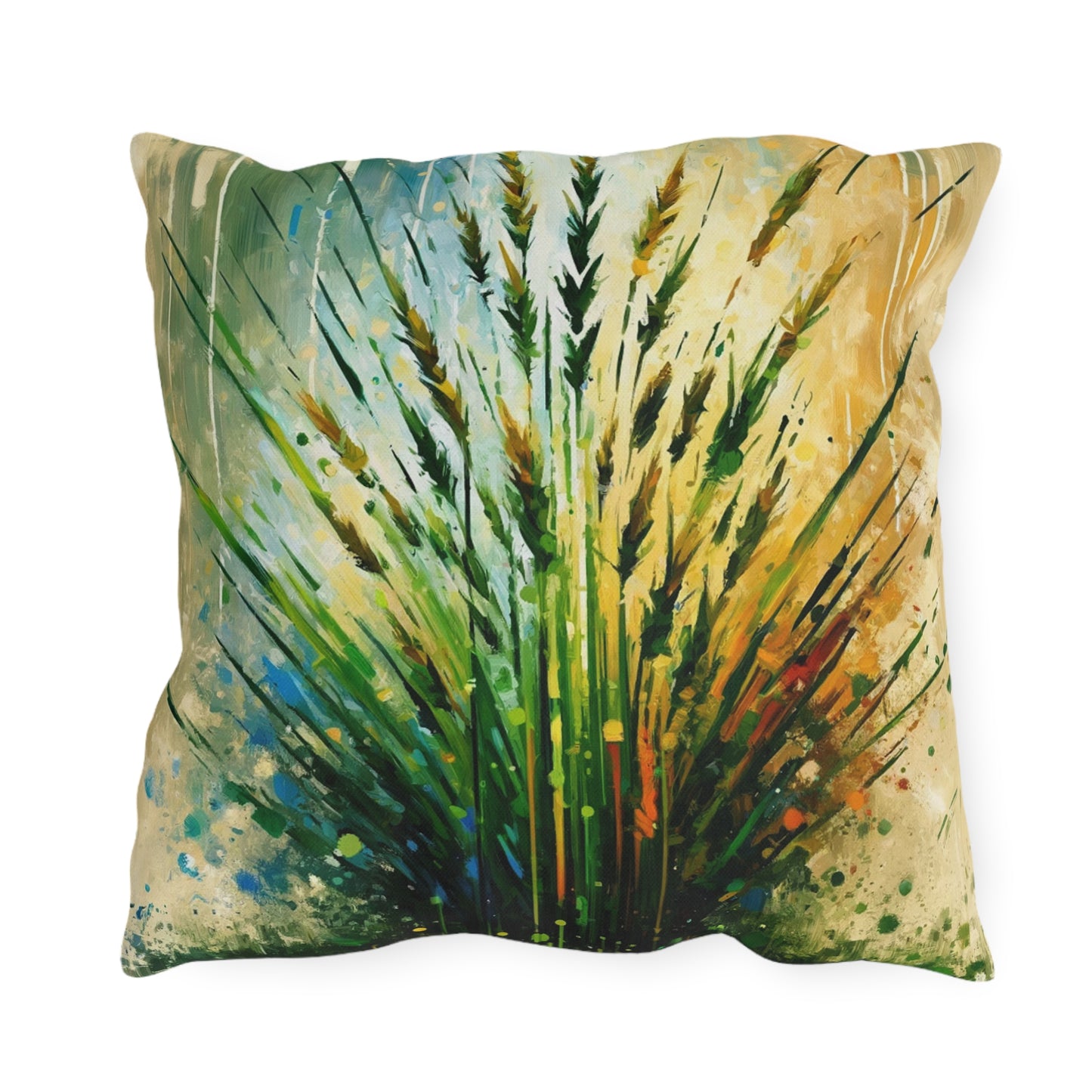 Grass Testament Change Outdoor Pillows