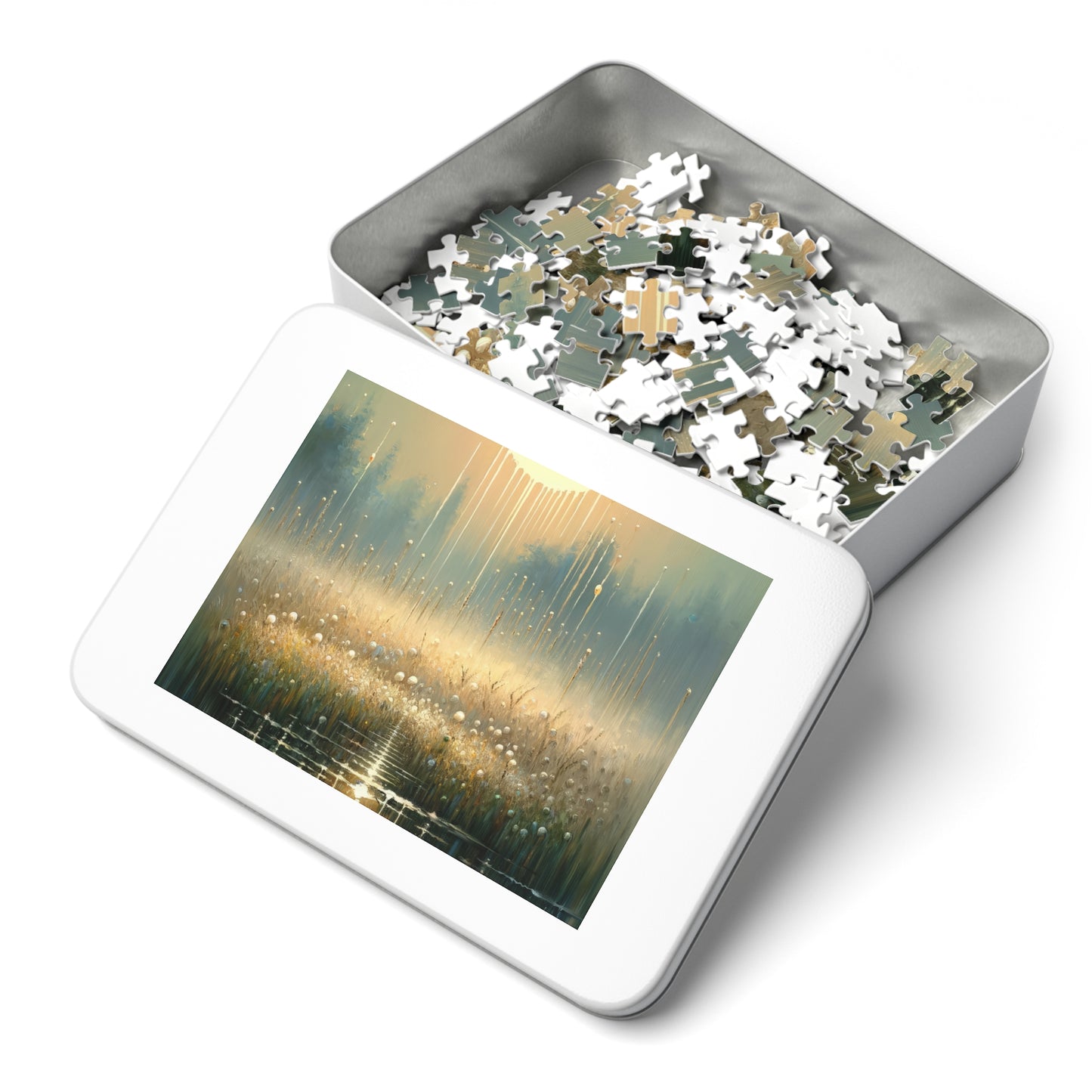 Observant Delicacy Heart Jigsaw Puzzle (30, 110, 252, 500,1000-Piece)