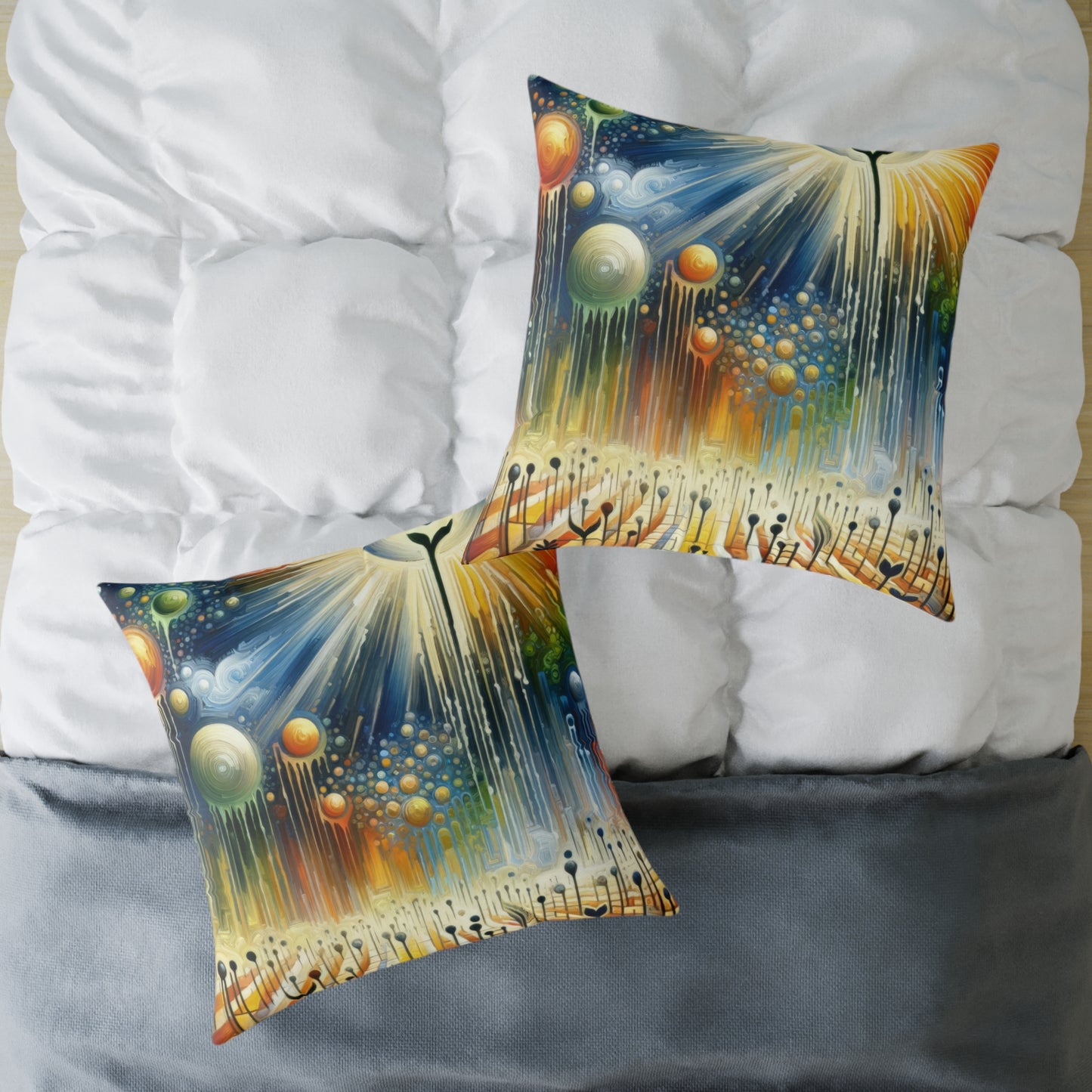 Sowing Seeds Change Spun Polyester Pillow