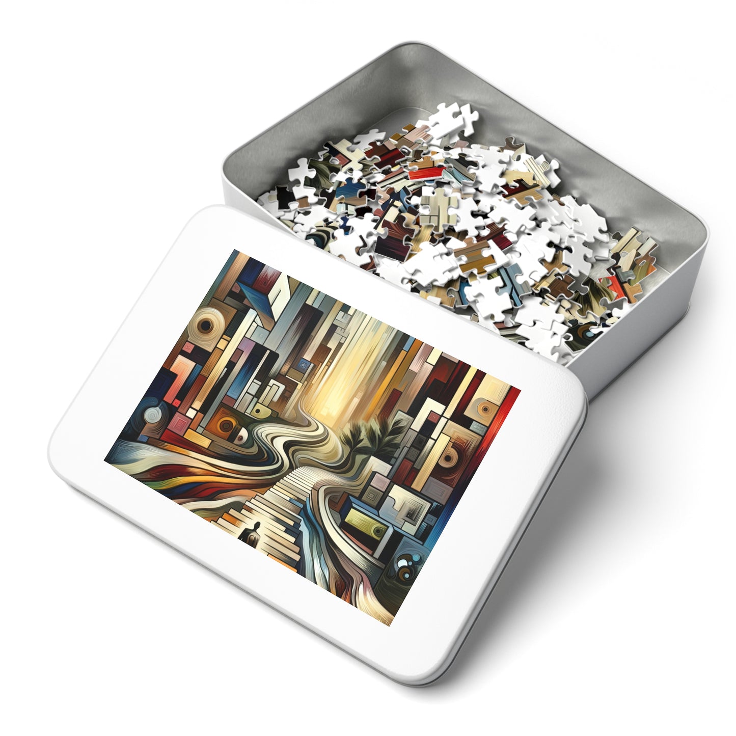 Relatable Journey Abstraction Jigsaw Puzzle (30, 110, 252, 500,1000-Piece)