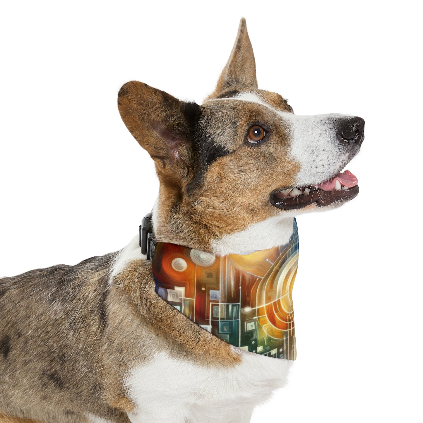 Mindful Megabyte Convergence Pet Bandana Collar