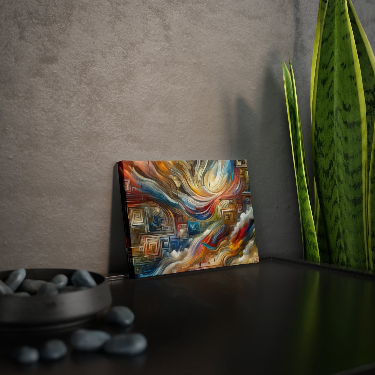 Woven Progress Tapestry Canvas Photo Tile