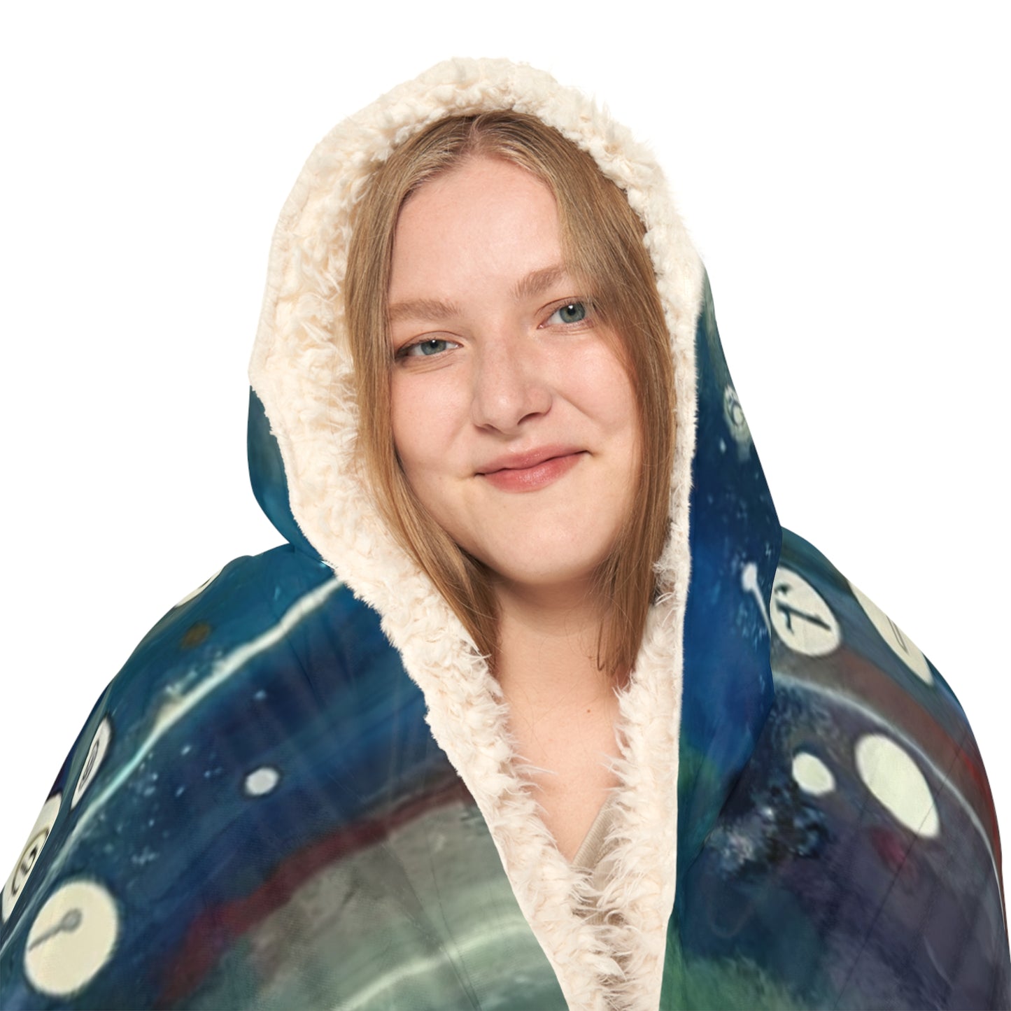 Tachism Digital Escape Snuggle Blanket