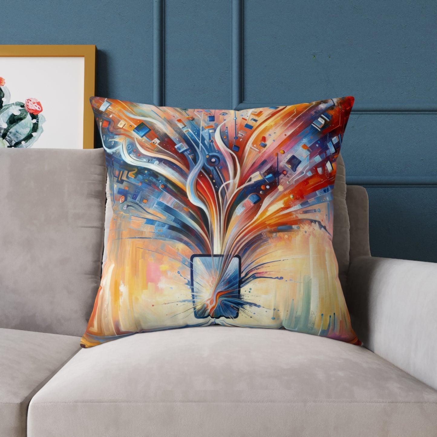 Empowerment Through Technology Spun Polyester Pillow