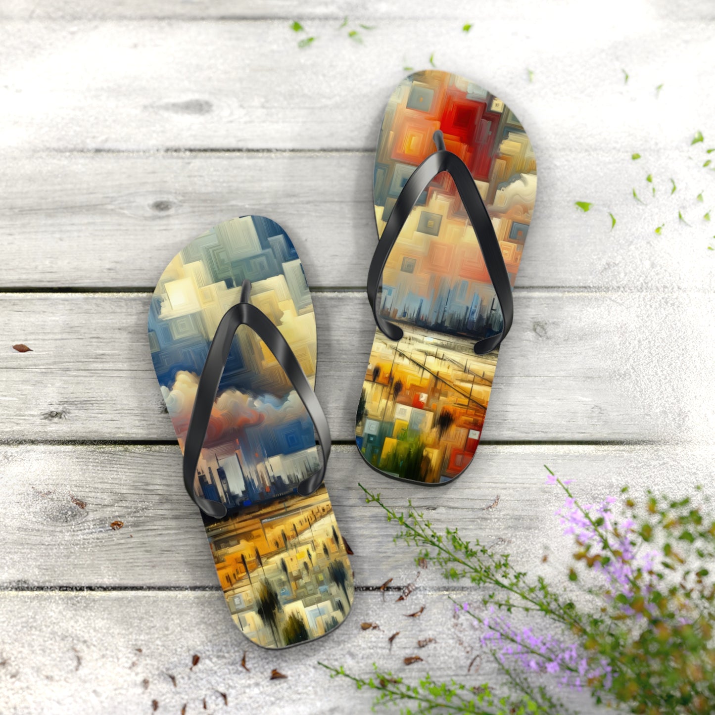 Earnest Gathering Rainwater Flip Flops