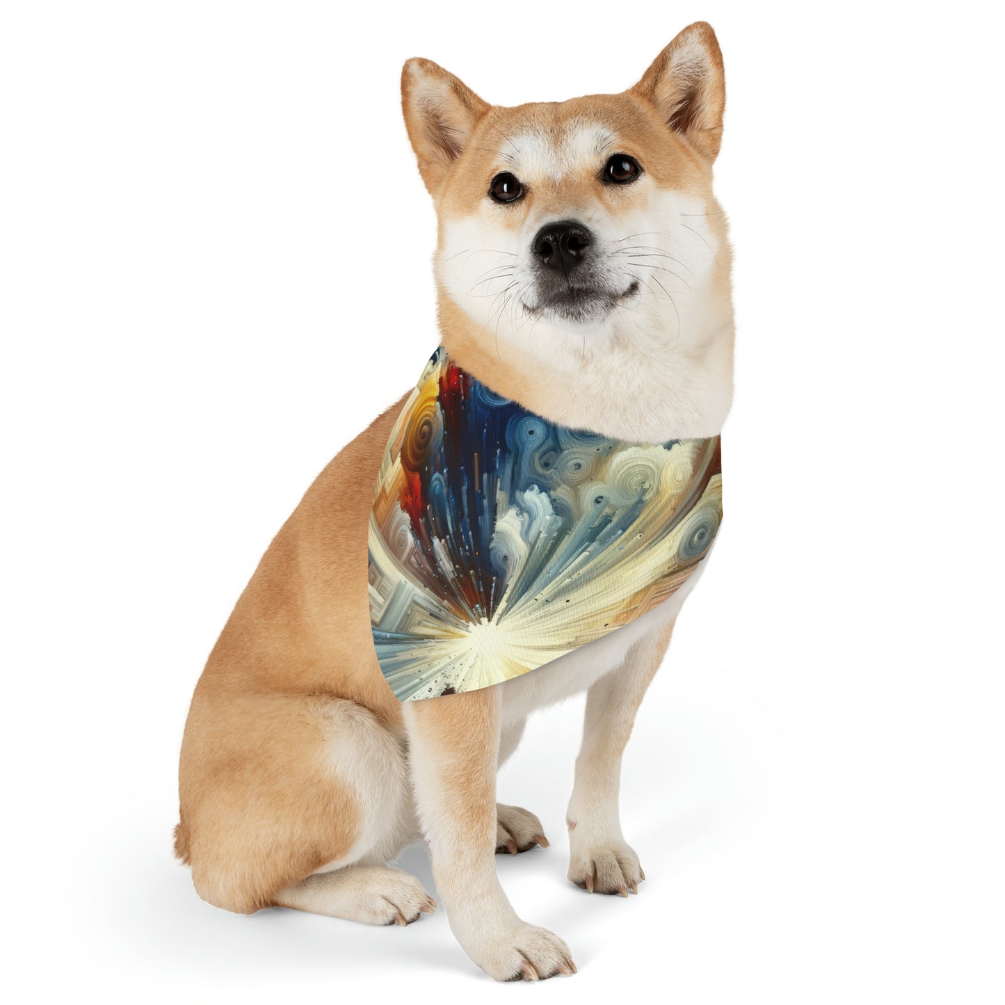 Memory Labyrinth Focus Pet Bandana Collar