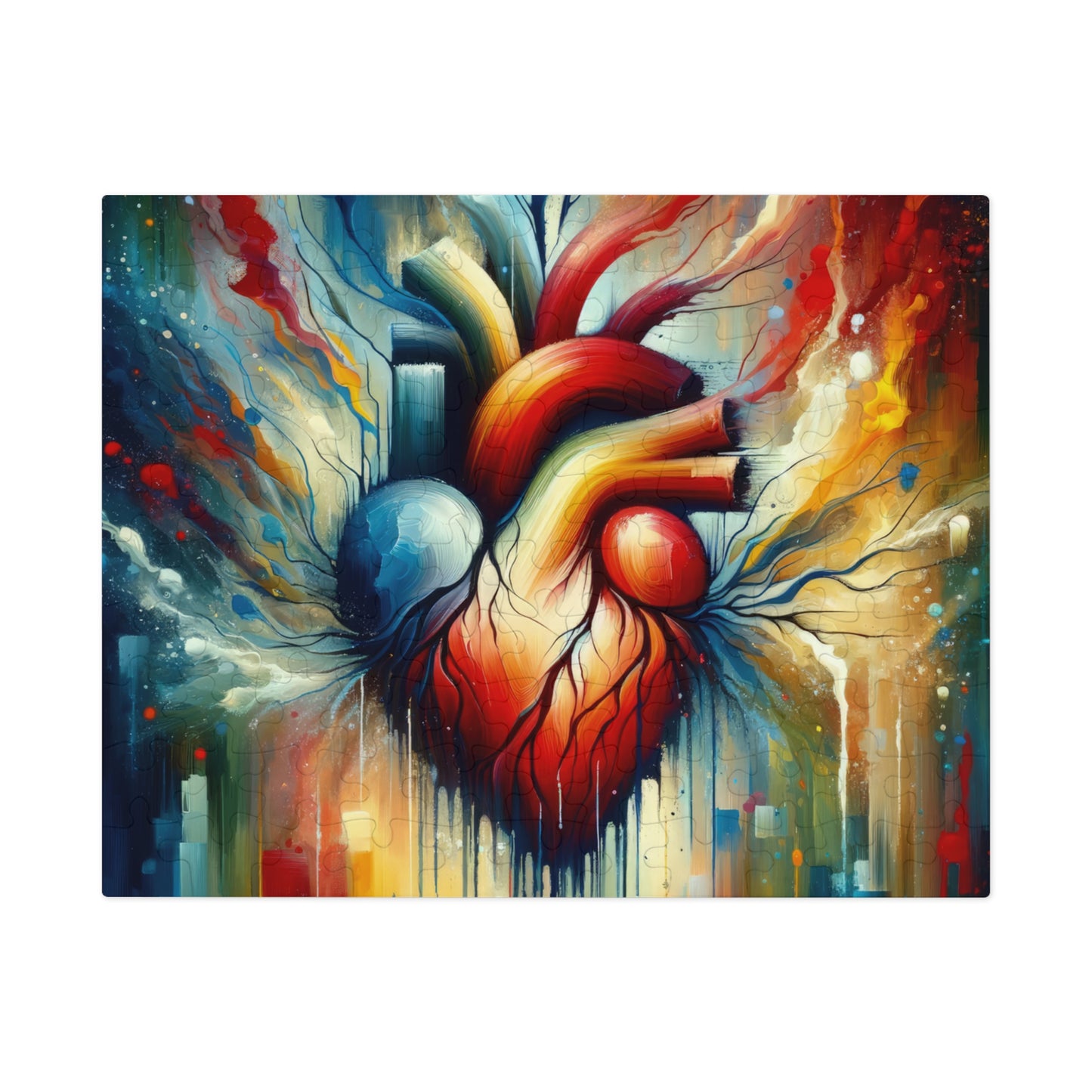 Humanity Heart Unveiled Jigsaw Puzzle (30, 110, 252, 500,1000-Piece)