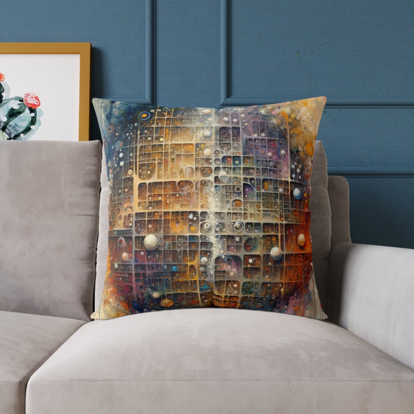 Integral Harmony Existence Spun Polyester Pillow