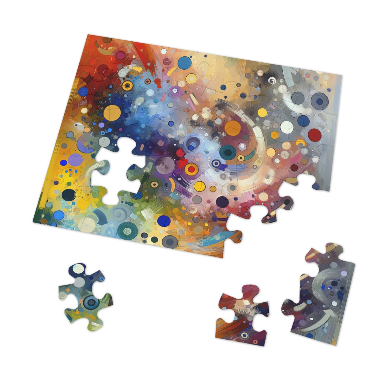 Humorous Unified Tachism Jigsaw Puzzle (30, 110, 252, 500,1000-Piece)