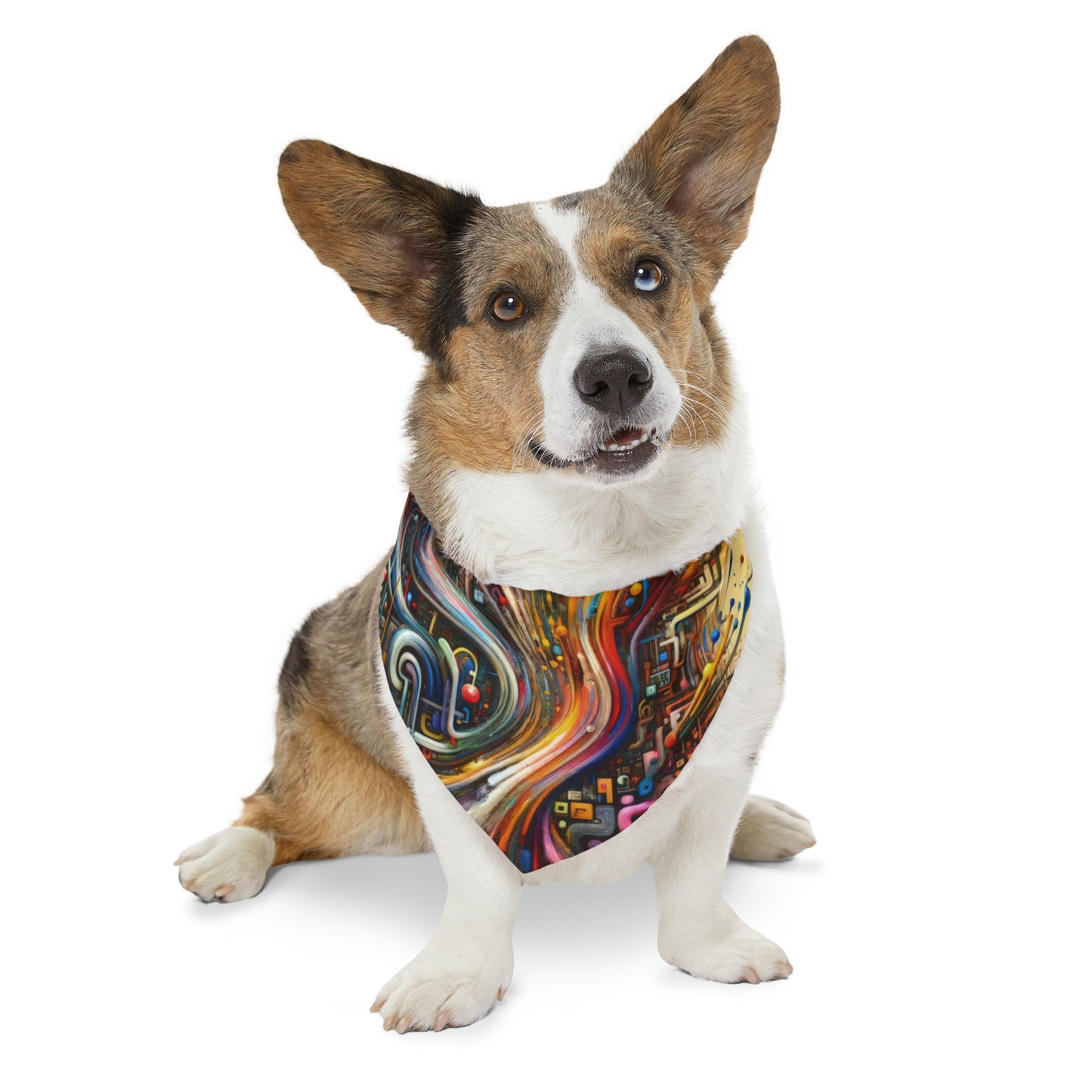 Information Bottleneck Cascade Pet Bandana Collar