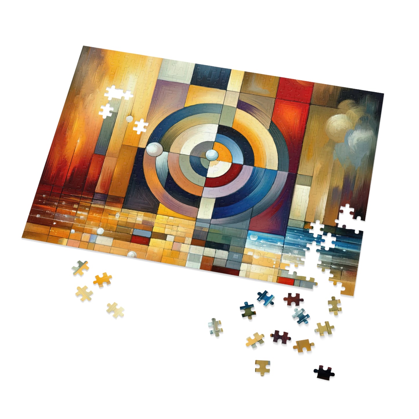 Oneness Through Tachism Jigsaw Puzzle (30, 110, 252, 500,1000-Piece)