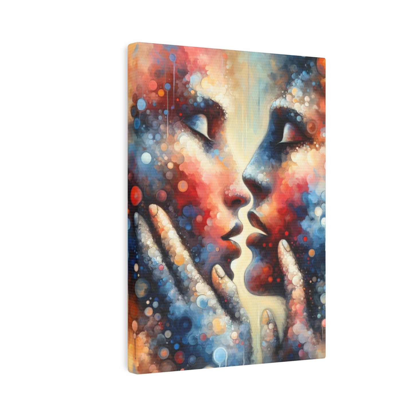 Dialogue Trust Tachism Canvas Photo Tile