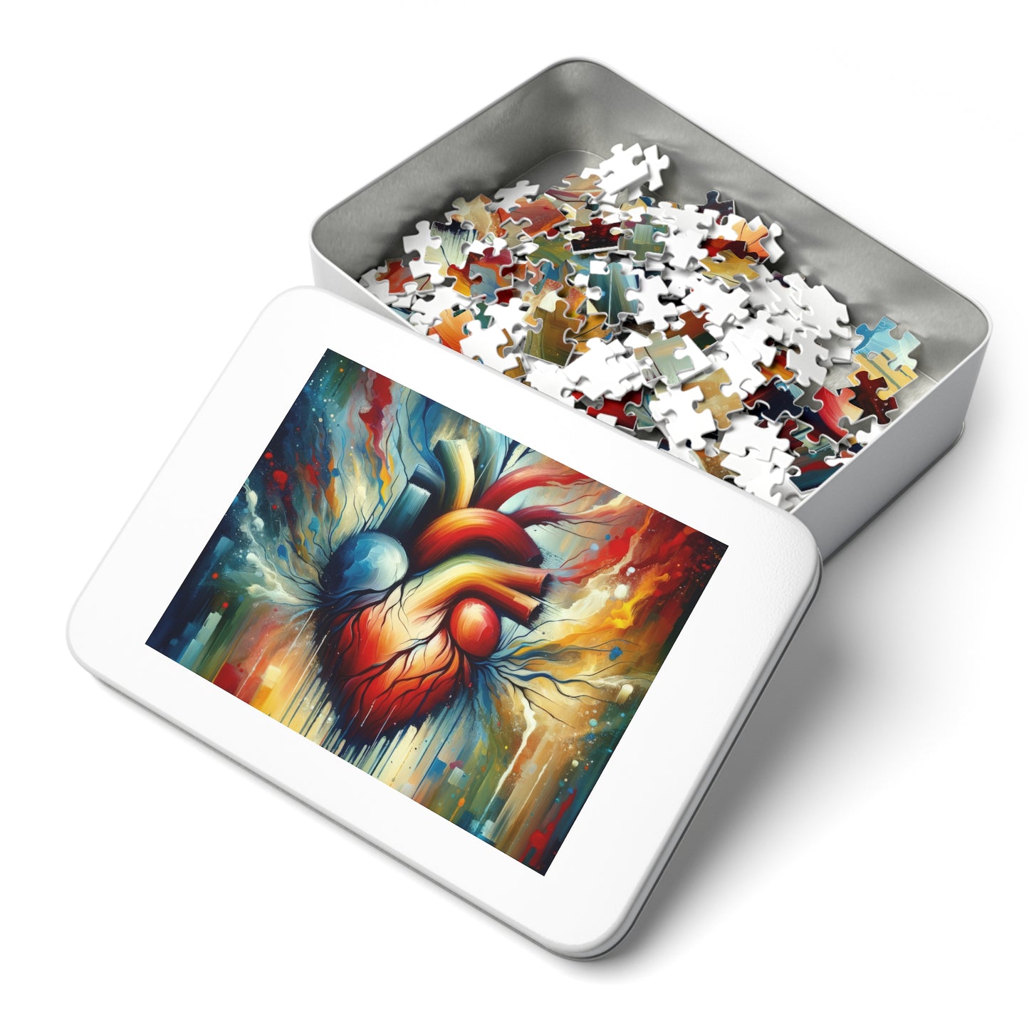 Humanity Heart Unveiled Jigsaw Puzzle (30, 110, 252, 500,1000-Piece)