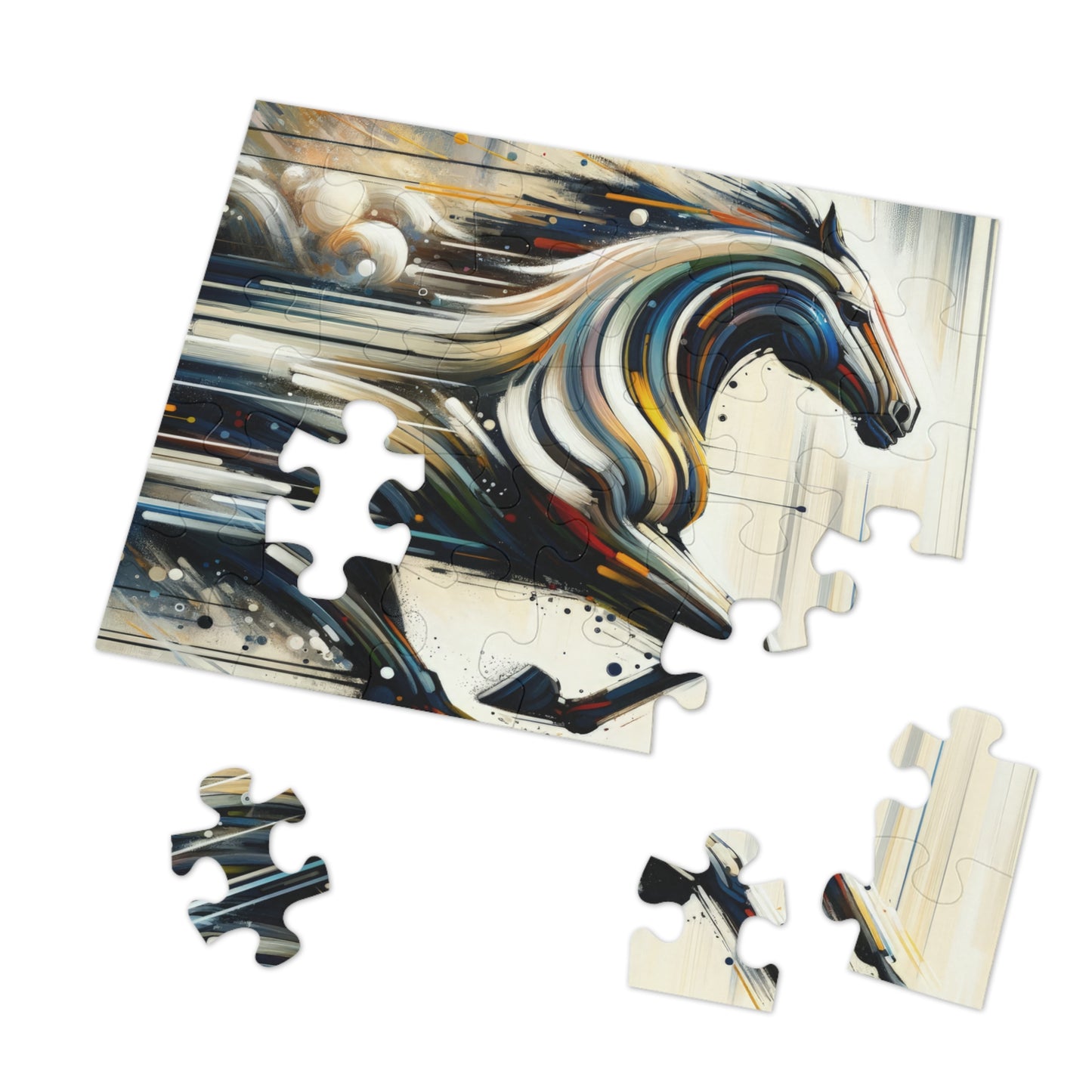 Hyperlinked Horsepower Gallop Jigsaw Puzzle (30, 110, 252, 500,1000-Piece)