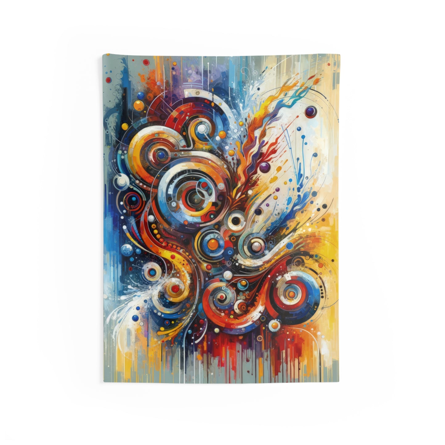 Harmonic Abstract Synergy Indoor Wall Tapestries