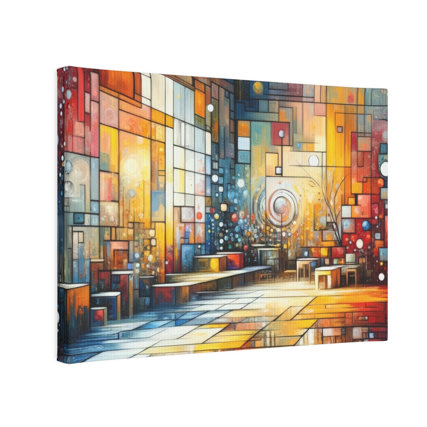 Reflective Habitation Art Canvas Photo Tile