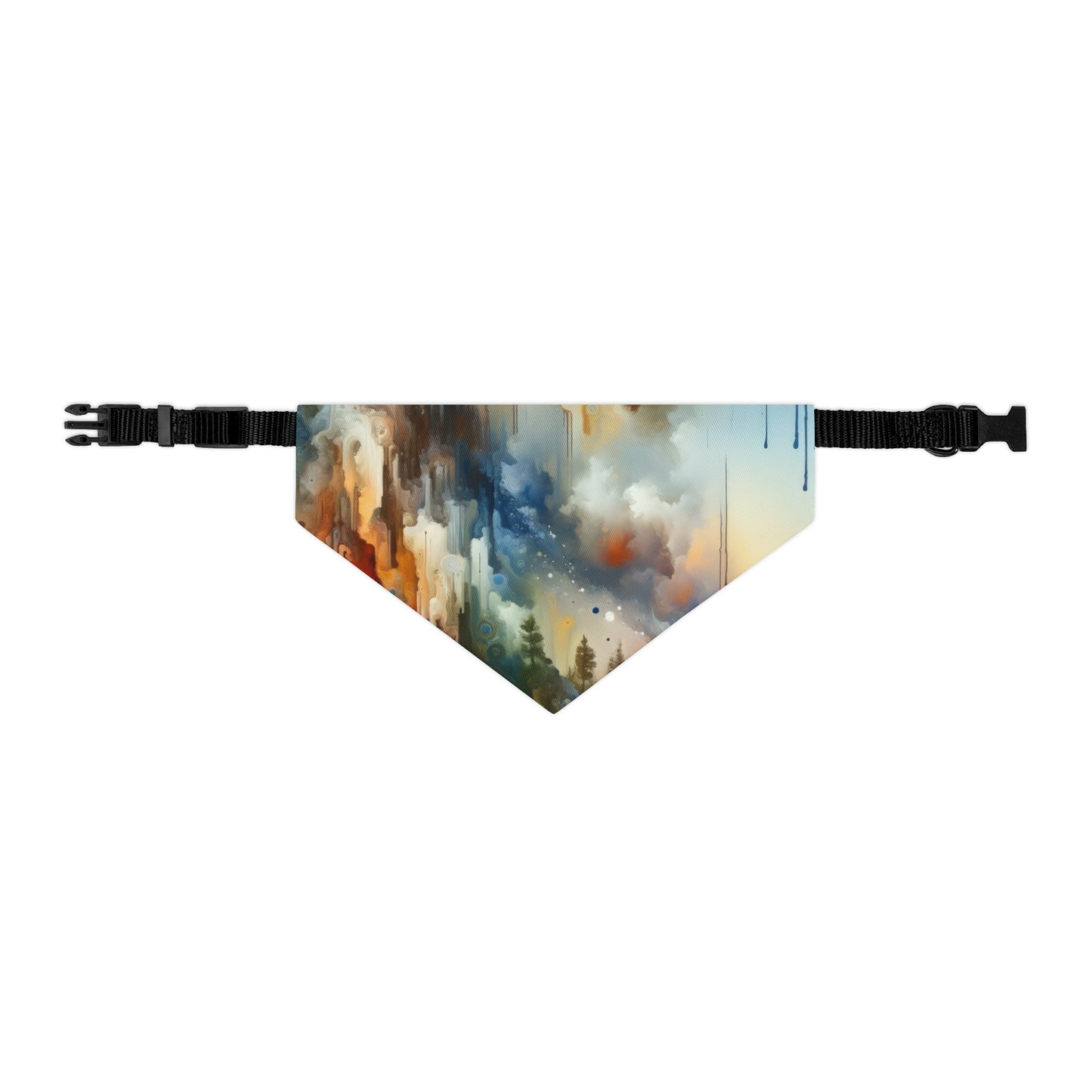 Inner Journey Abstract Pet Bandana Collar