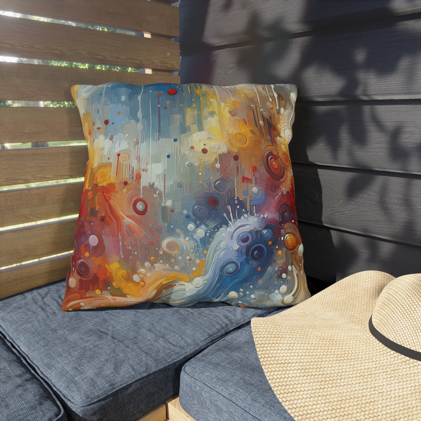 Joyous Effortless Exhale Outdoor Pillows